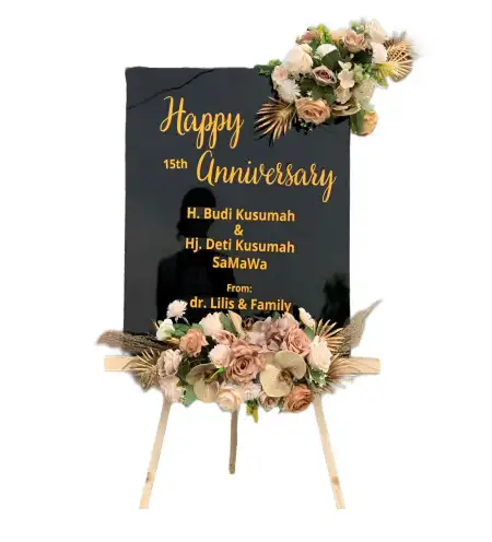 Papan Bunga Akrilik Wangun